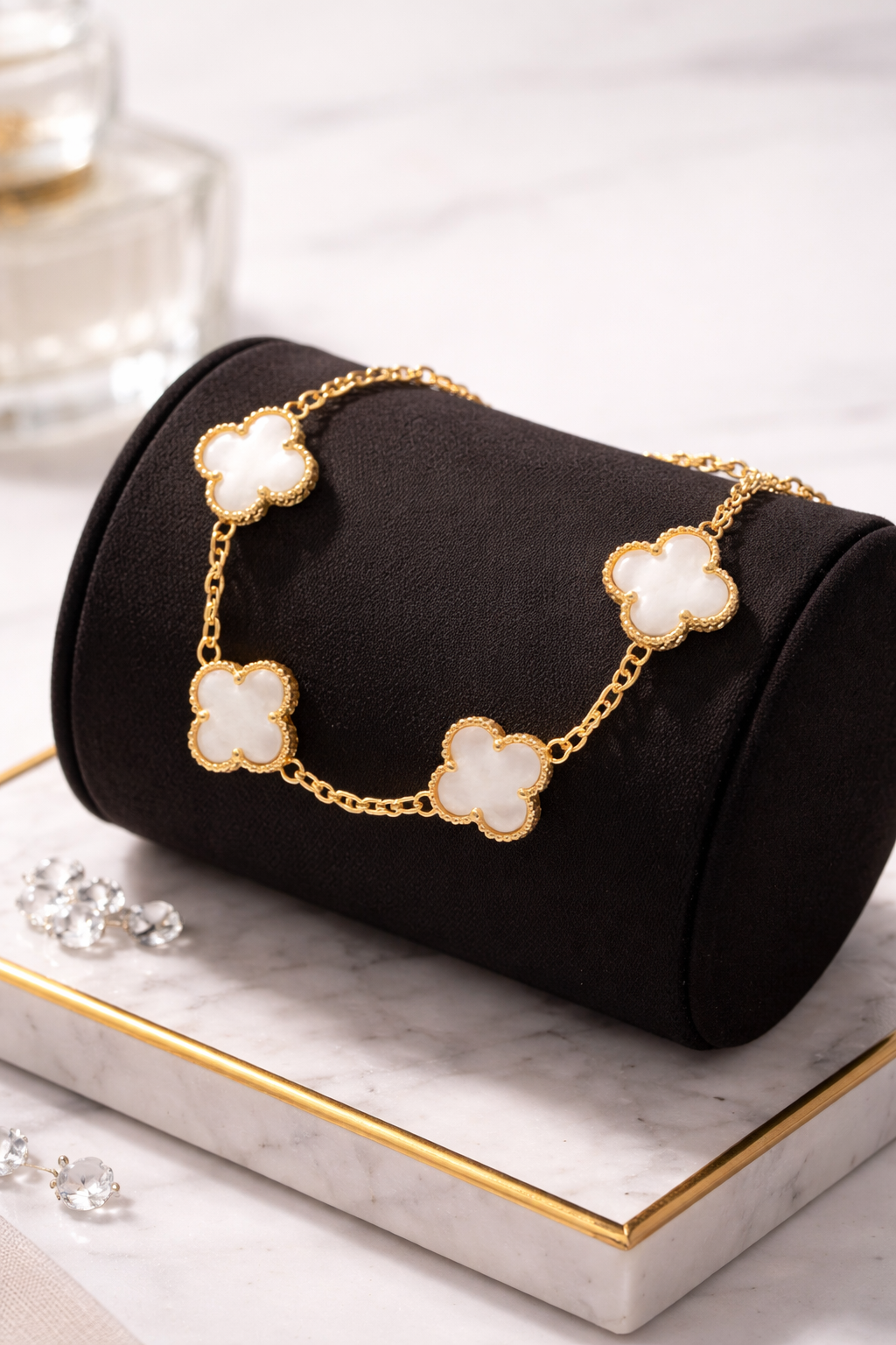 Ivory Clover Bracelet