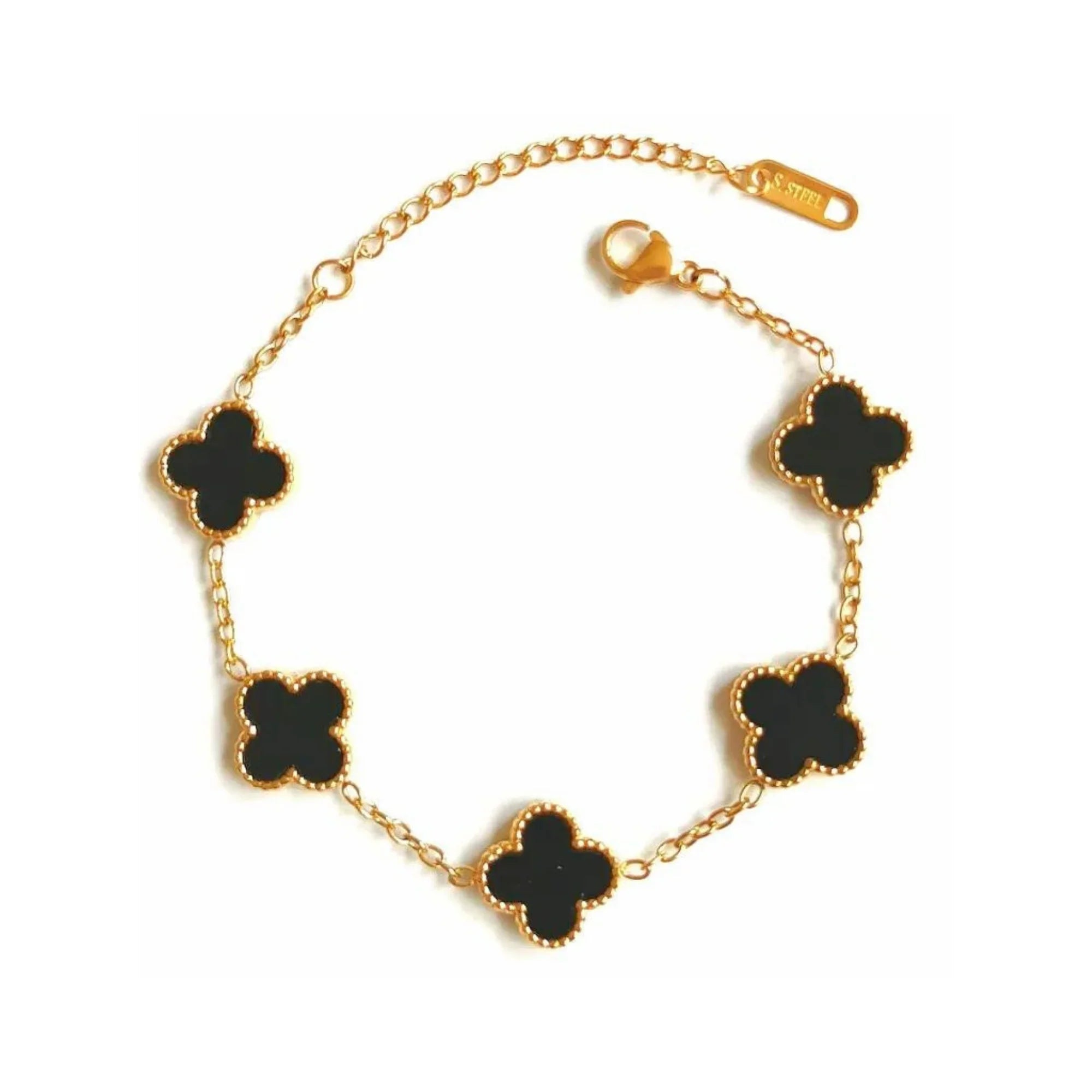 Noir Clover Bracelet
